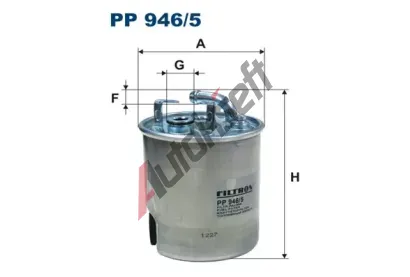 FILTRON Palivov filtr FI PP946/5, PP 946/5