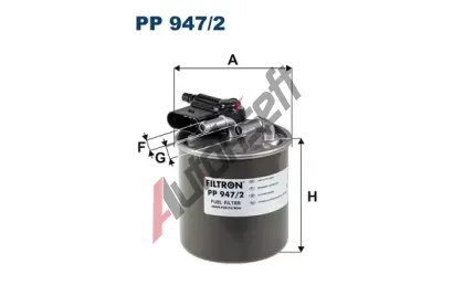 FILTRON Palivov filtr FI PP947/2, PP 947/2