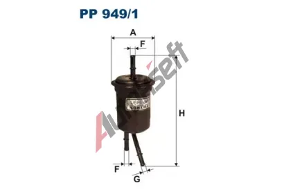 FILTRON Palivov filtr FI PP949/1, PP 949/1