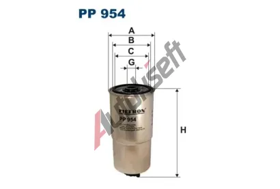 FILTRON Palivov filtr FI PP954, PP 954