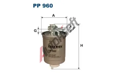 FILTRON Palivov filtr FI PP960, PP 960