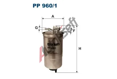 FILTRON Palivov filtr FI PP960/1, PP 960/1