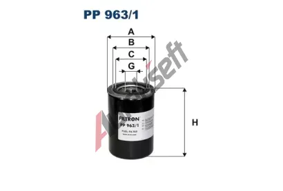 FILTRON Palivov� filtr FI PP963/1, PP 963/1