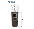 Palivov filtr FILTRON ‐ FI PP964