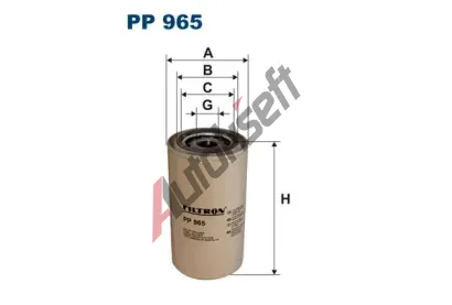 FILTRON Palivov filtr FI PP965, PP 965