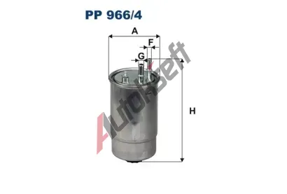 FILTRON Palivov filtr FI PP966/4, PP 966/4