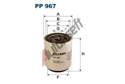 FILTRON Palivov filtr FI PP967, PP 967