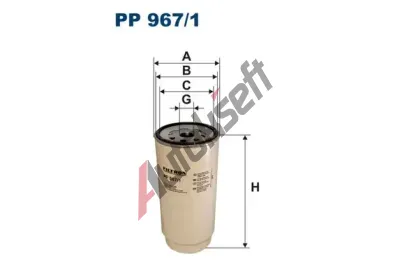 FILTRON Palivov filtr FI PP967/1, PP 967/1
