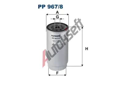 FILTRON Palivov filtr FI PP967/8, PP 967/8