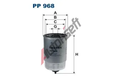 FILTRON Palivov filtr FI PP968, PP 968