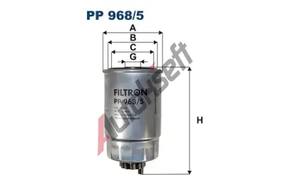 FILTRON Palivov filtr FI PP968/5, FI PP 968/5