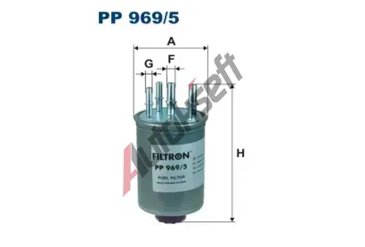 FILTRON Palivov filtr FI PP969/5, PP 969/5