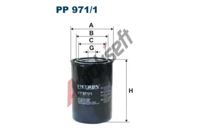 FILTRON Palivov filtr FI PP971/1, PP 971/1
