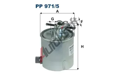 FILTRON Palivov filtr FI PP971/5, PP 971/5