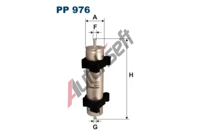 FILTRON Palivov filtr FI PP976, PP 976