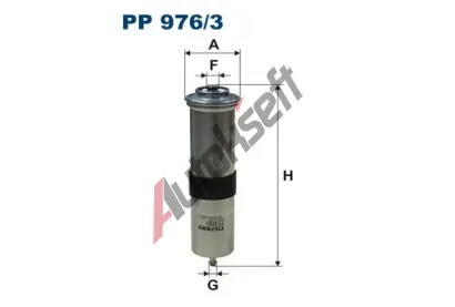 FILTRON Palivov filtr FI PP976/3, PP 976/3