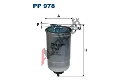 FILTRON Palivov filtr FI PP978, PP 978