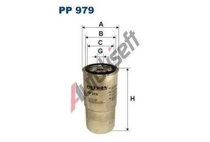 FILTRON Palivov filtr FI PP979, PP 979