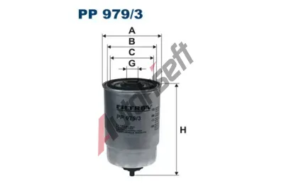 FILTRON Palivov filtr FI PP979/3, PP 979/3