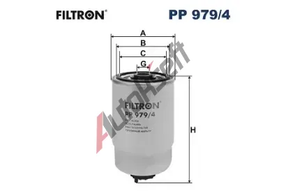 FILTRON Palivov filtr FI PP979/4, PP 979/4
