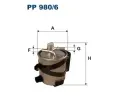 FILTRON Palivov filtr ‐ FI PP980/6