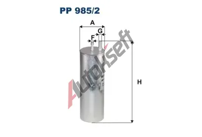FILTRON Palivov filtr FI PP985/2, FI PP 985/2