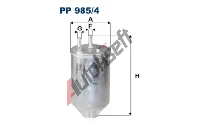 FILTRON Palivov filtr FI PP985/4, PP 985/4