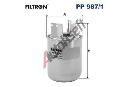 FILTRON Palivový filtr FI PP987/1, PP 987/1 FILTRON Palivový filtr FI PP987/1, PP 987/1