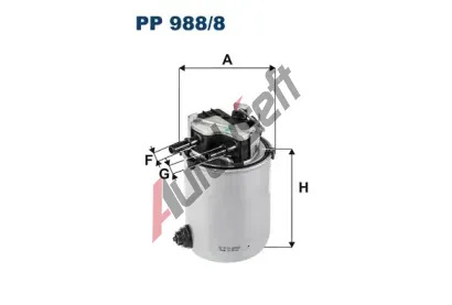 FILTRON Palivov filtr FI PP988/8, PP 988/8