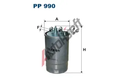 FILTRON Palivov filtr FI PP990, PP 990