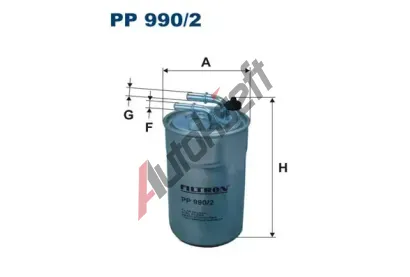 FILTRON Palivov filtr FI PP990/2, PP 990/2
