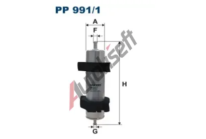 FILTRON Palivov filtr FI PP991/1, PP 991/1