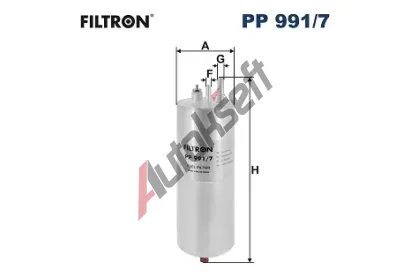 FILTRON Palivový filtr FI PP991/7, PP 991/7 FILTRON Palivový filtr FI PP991/7, PP 991/7