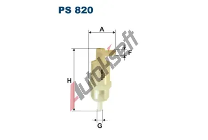 FILTRON Palivov filtr FI PS820, PS 820
