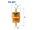 FILTRON Palivov filtr ‐ FI PS881