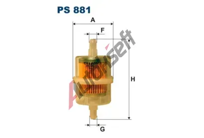 FILTRON Palivov filtr FI PS881, PS 881