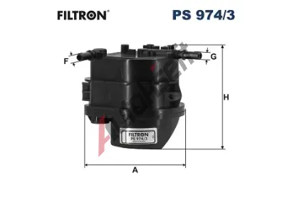 FILTRON Palivový filtr FI PS974/3, PS 974/3 FILTRON Palivový filtr FI PS974/3, PS 974/3