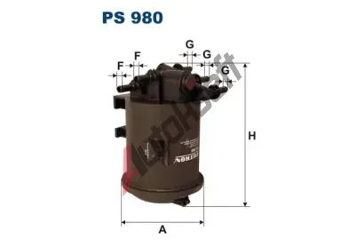 FILTRON Palivov filtr FI PS 980, FI PS980