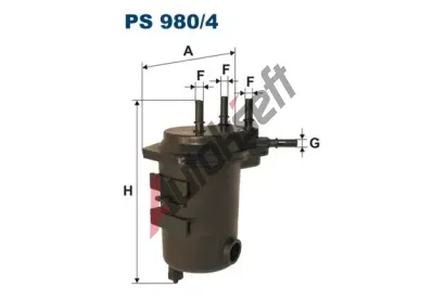 FILTRON Palivov filtr FI PS980/4, PS 980/4