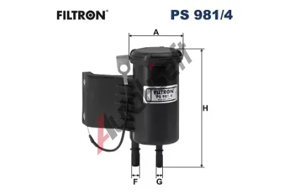 FILTRON Palivov filtr FI PS981/4, PS 981/4