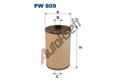 FILTRON Palivov filtr FI PW809, PW 809