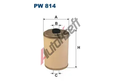 FILTRON Palivov filtr FI PW814, PW 814