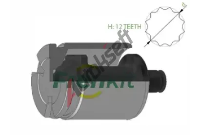 FRENKIT Pst brzdovho tmenu FK K365201, K365201