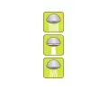 Fala Sprchov� hlavice 3 funkce oran�ov� FALA Salto FLA TO-75621, TO-75621