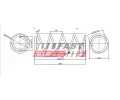 FAST Pru�ina podvozku FST FT12203K, FT12203K