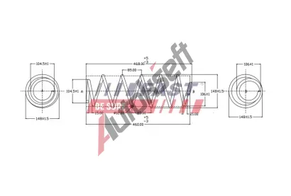 FAST Pru�ina podvozku FST FT12257K, FT12257K