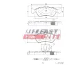 FAST Sada brzdových destiček FST FT29018, FT29018