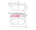 FAST Sada brzdovch destiek FST FT29107, FT29107