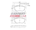 FAST Sada brzdových destiček FST FT29144, FT29144