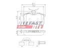 FAST Sada brzdovch destiek ‐ FST FT29520